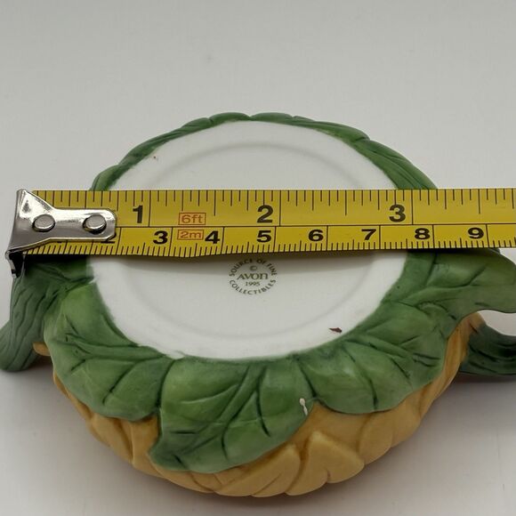 Avon Seasons Harvest 1995 Miniature Ceramic Teapot Sunflower With Ladybug - Picture 7 of 8